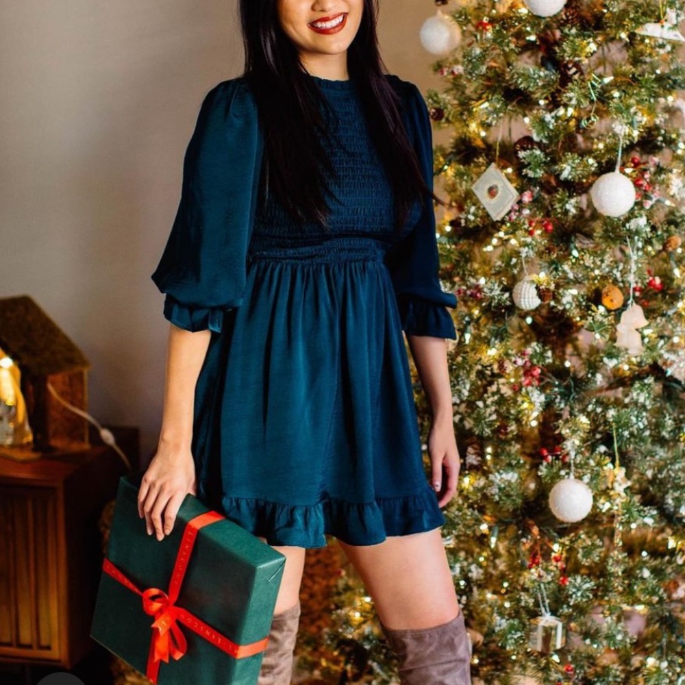 Emerald Long Sleeve Dress